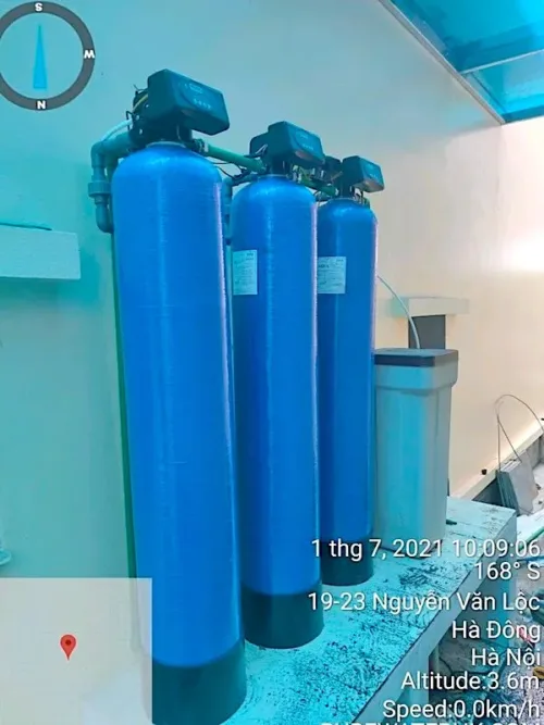 Bộ xử lý nước nhiễm canxi đá vôi
