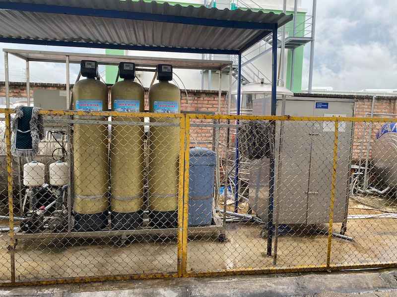 Thay vật liệu cho hệ thống lọc nước tại khu công nghiệp Bắc Ninh